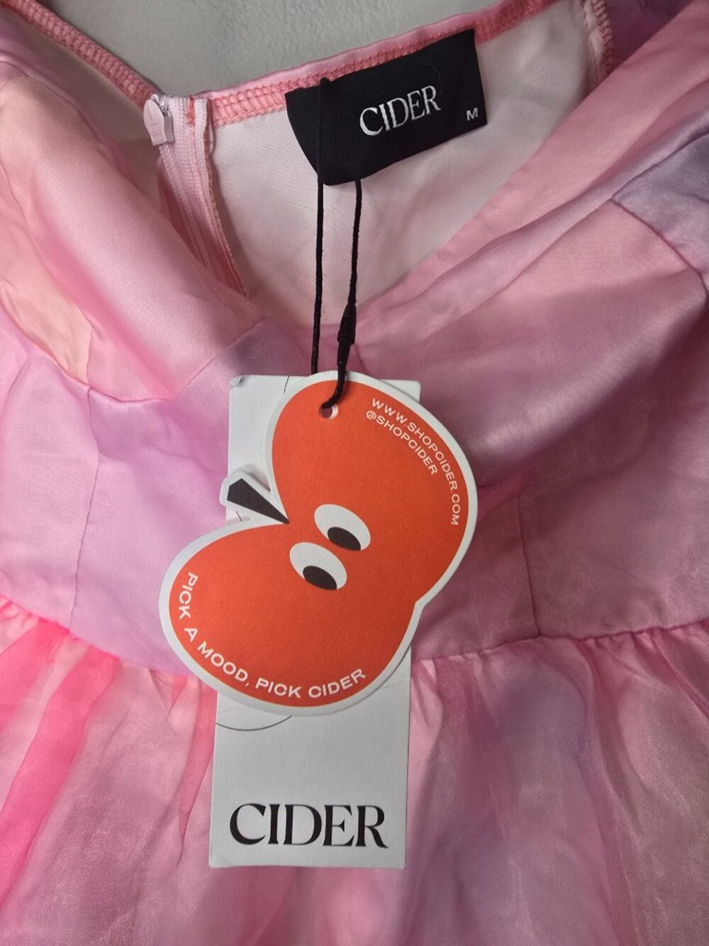 NWT Cider Tulle Mini Dress- Size Med - Picture 5 of 11